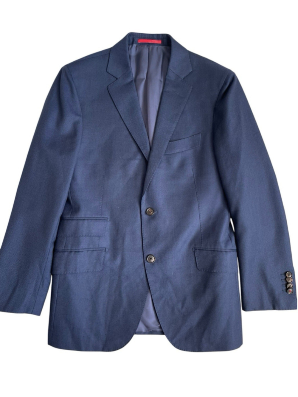 Suitsupply Sienna Blazer Mens 36S Navy Regular Tailored Fit Vitale Barberis Wool